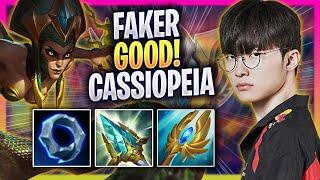 FAKER IS SO GOOD WITH CASSIOPEIA! - T1 Faker Plays Cassiopeia MID vs Zeri! | Season 2024