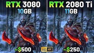 RTX 3080 vs RTX 2080 Ti | Test in 15 Games | 4K