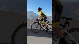 Jebel Jais - 24km climb with 1400m elevation with Cyclist Martin. Road cycling in the UAE mountains