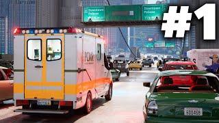 AMBULANCE LIFE A PARAMEDIC SIMULATOR Gameplay Walkthrough Part 1 - INTRO (Full Game)