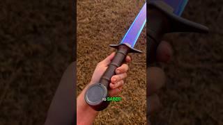 IS THIS THE COOLEST SABER EVER? #sword #lightsaber #medieval #starwars