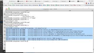 MongoDb Tutorial 7 - How to take dump and restore mongodb dump