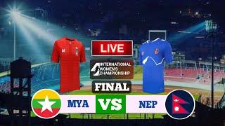 NEPAL VS MYANMAR FINAL LIVE | INTERNATIONAL WOMEN'S CHAMPIONSHIP | WATCH ALONG & REACTION | CRICFOOT