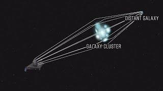 How are Distant Galaxies Magnified Through Gravitational Lensing?