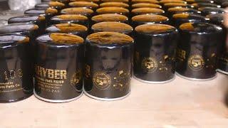 Кустарное производство Масляных Фильтров на Ваше авто.They make a fake car oil filter.