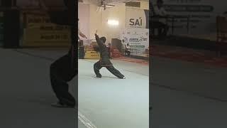 Deepak lama wushu national game's silver medalist