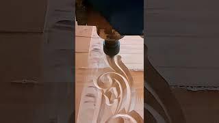 Giant Wooden Door Design with Automated CNC Router  #shorts