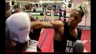 XXXTentacion PROVES He Can Box And Still Got Them Professional Hands!