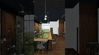 Modern Cafe Design Part 1#cafedesign #hoteldesign #restaurantdesign#cafedesign