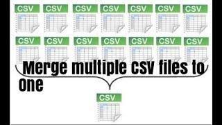 How to merge multiple csv files into one using Command Prompt