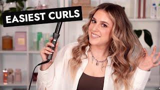 Curling hair with a curling iron | A beginners guide on bouncy, voluminous waves