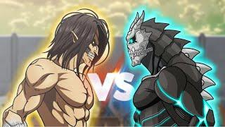 Kaiju No. 8 vs Attack on Titan (Kafka vs Eren yeager) - Quái Vật Số 8 Animation Dc2. 怪獣8号 対 進撃の巨人.