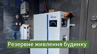 Резервне живлення-під ключ. Інвертор гібридний Deye SUN-12K-SG04LP3-EU