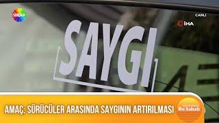 Amasya'da trafikte ''saygı'' kampanyası başlatıldı!