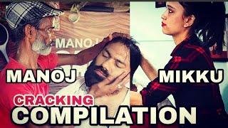 Skin Cracking, finger cracking, Neck Cracking Compilation BY MIKKU | MANOJ MASTER | REIKI MASTER