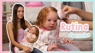 (Día 4) RUTINA de NOCHE con mi BEBÉ REBORN TODDLER Kiraz (REBORN DOLL)