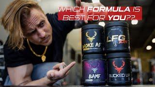 WHAT PREWORKOUT FORMULA IS BEST FOR YOU?!?!