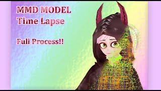 [MMD Model Time Lapse] Full Process PMX Editor [Read Desc!]