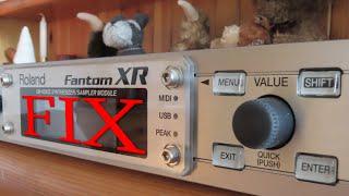 Fix Broken Value Dial on Roland Fantom XR. DIY Value Dial Repair