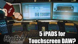 Five iPads in a DAW setup??!?!