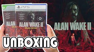 Alan Wake II Deluxe Edition (PS5/XSX) Unboxing