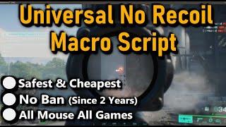 Ultimate No Recoil All Mouse Macro Script 2023 | Logitech Razer Crosshair