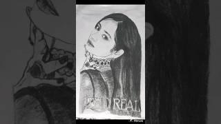 Aria drawing the real | #shorts #aria #drawing #XIN