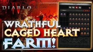 Diablo 4 - How to FARM Wrathful Caged Hearts! Guide to Caged Hearts! Season One Guide!