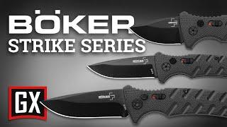 Boker Plus Strike, Mini Strike, & Stubby Strike Review