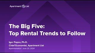 Igor Popov at Apartmentalize 2024: The Big Five: Top Rental Trends to Follow