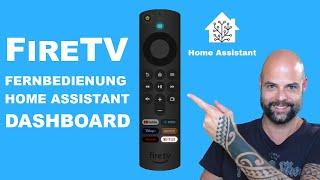 Fire TV Fernbedienung auf Home Assistant Dashboard + 6 App Buttons