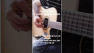 Top 3 Guitar  Mistakes Beginners | Learn Guitar At Home #shorts #guitar #learnguitar #guitartabs