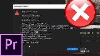 Error code: -1609629690 Error compiling movie Adobe Premiere Pro | Ошибка компиляции фильма