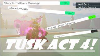 How to get TUSK ACT 4 in Stand Upright | Roblox