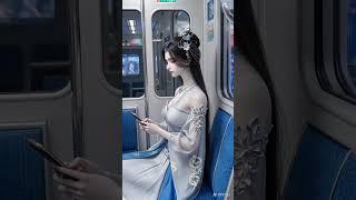地铁偶遇李慕婉 #ai绘画 #国漫 #cosplay