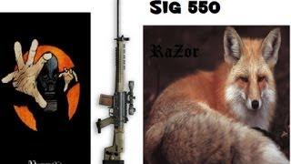 Razor и Анри12 Обзор Sig 550