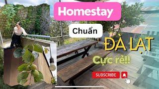 [Tập 2: Đà Lạt tự túc tiết kiệm]- Review Homestay chuẩn ĐÀ LẠT dưới tán hồng giá cực rẻ cho cặp đôi