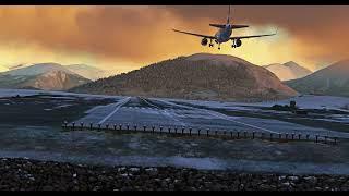 STUNNING landing in Ushuaia | A Short Cinematic MSFS Film | A32NX - 4K