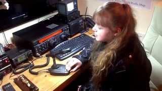 Ham radio UK Belfast MI6YLT YL Summer calling CQ