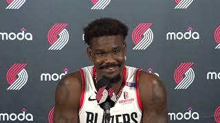 Deandre Ayton Media Availability | 2024 Media Day | Portland Trail Blazers