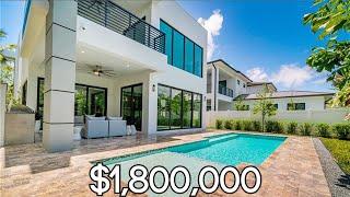 $1.8 Million Luxury House Tour | Delray Beach, FL | 4,000+ sqft | Modern Mansion | Realtor Tour