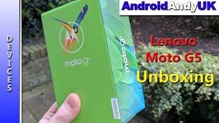 Lenovo Moto G5 Unboxing and First Look