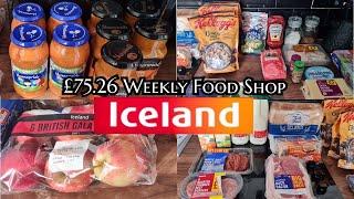 WEEKLY ICELAND ONLINE SHOP | £75.26