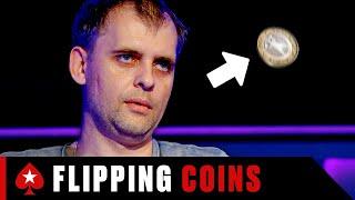 RUSSIAN GUY flips a coin every tough POKER decision  ️ PokerStars