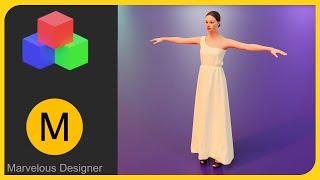 [1] Хитон для Люси - Полный пайплайн одежды для геймдева из Marvelous Designer в Blender