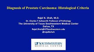 Histological Criteria for Diagnosis of Prostate Cancer - A Complete Guide