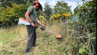 Trying out the STIHL FSA 135R Battery Strimmer