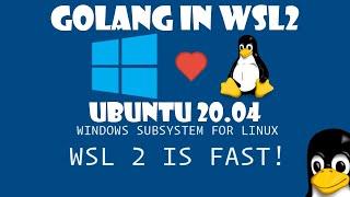 how to install golang in WSL2 Ubuntu 20.04 speedup