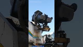 Trash Double Dump #garbagecollection #garbagetruck #trash #truck #recycle #car #organic #refusetruck