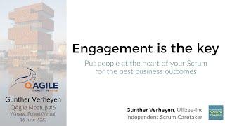 Gunther Verheyen shares how "Engagement Is The Key" at QAgile Meetup #6